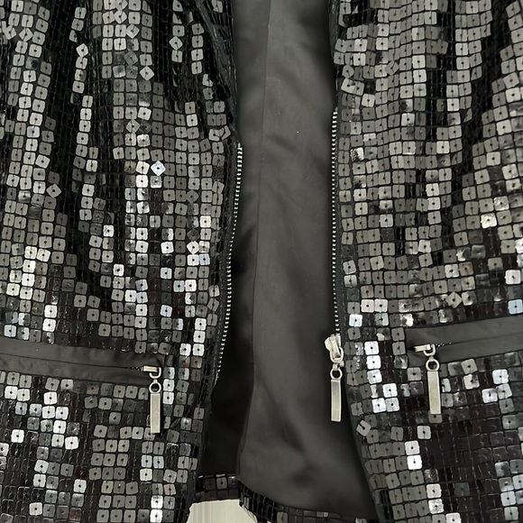 Bebe Sequin Blazer like new! - Picture 2 of 3